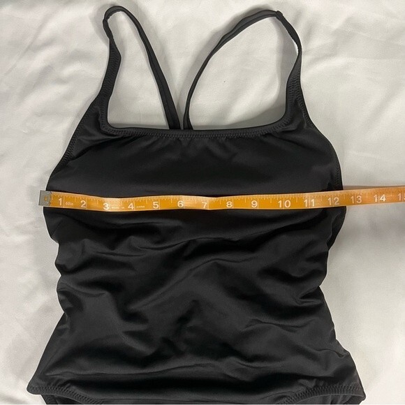 Andie The Marina Size Small Black One Piece Swimsuit Classic Strappy Open Back - Picture 3 of 9